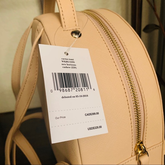 Kate Spade cactus TOmi backpack new horizons cashe - Picture 5 of 8